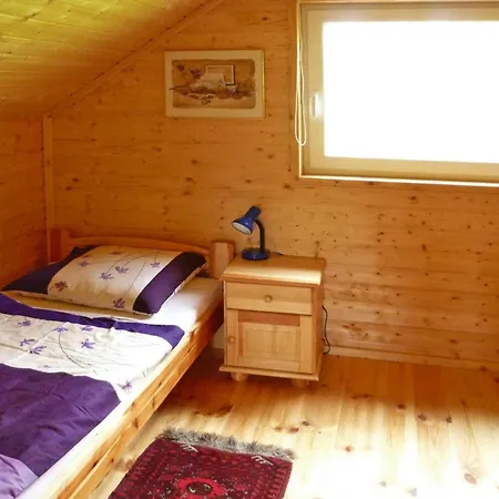 Vakantiehuis Wooden House In Lubin Near Lake Wicko, Cleaning Included *